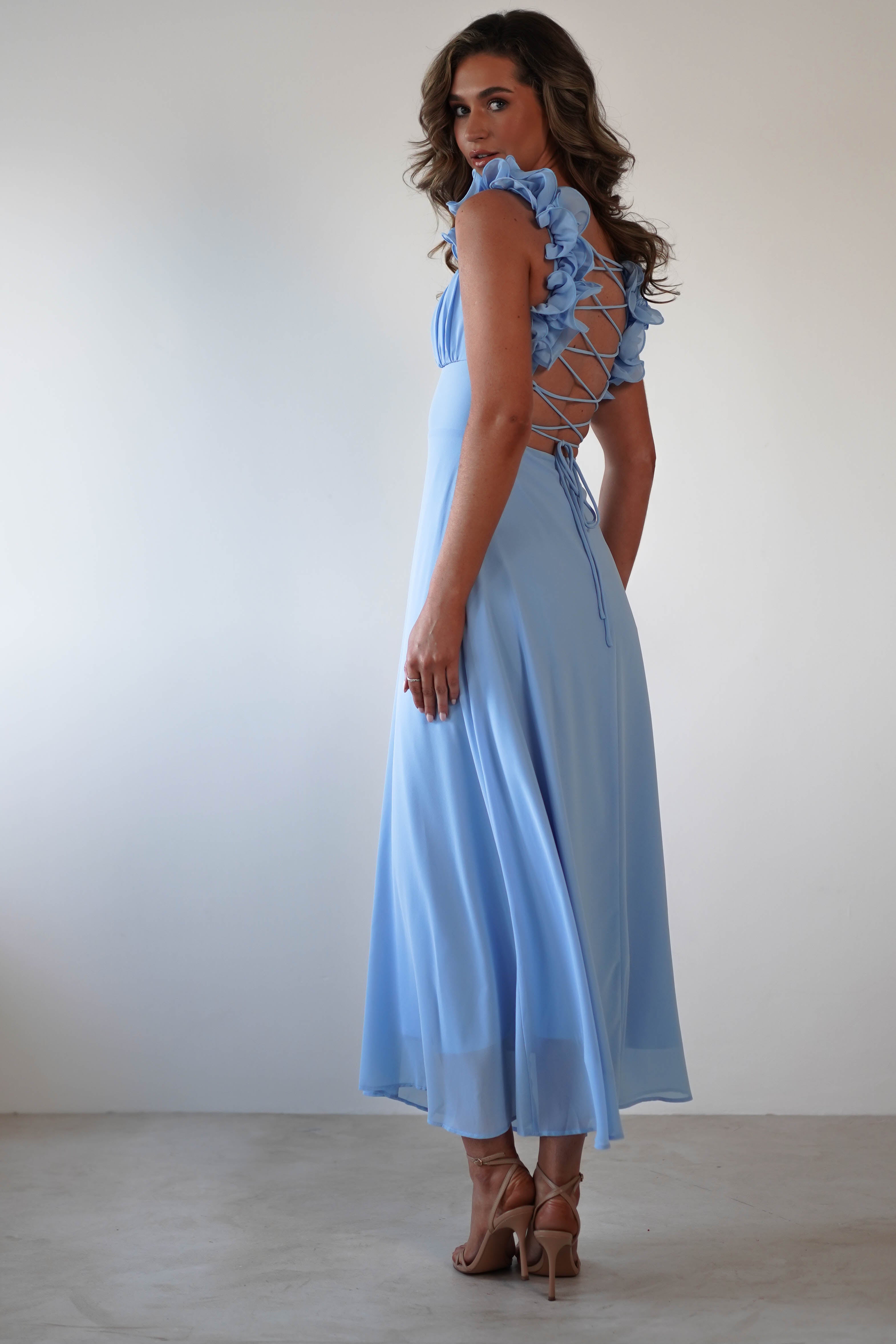 Vestido Sadie Azul Claro