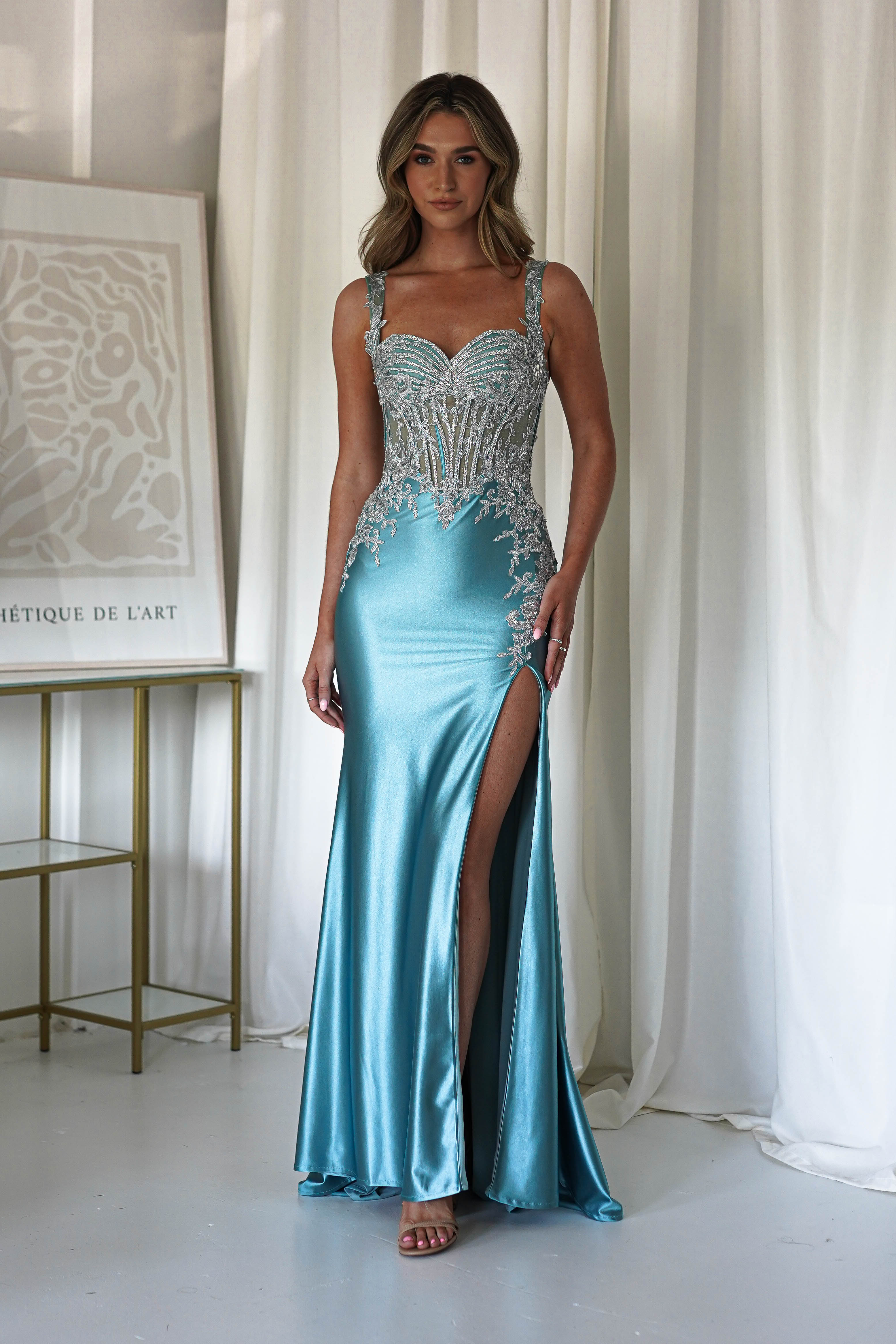 Vestido Rhodes Azul Tiffany