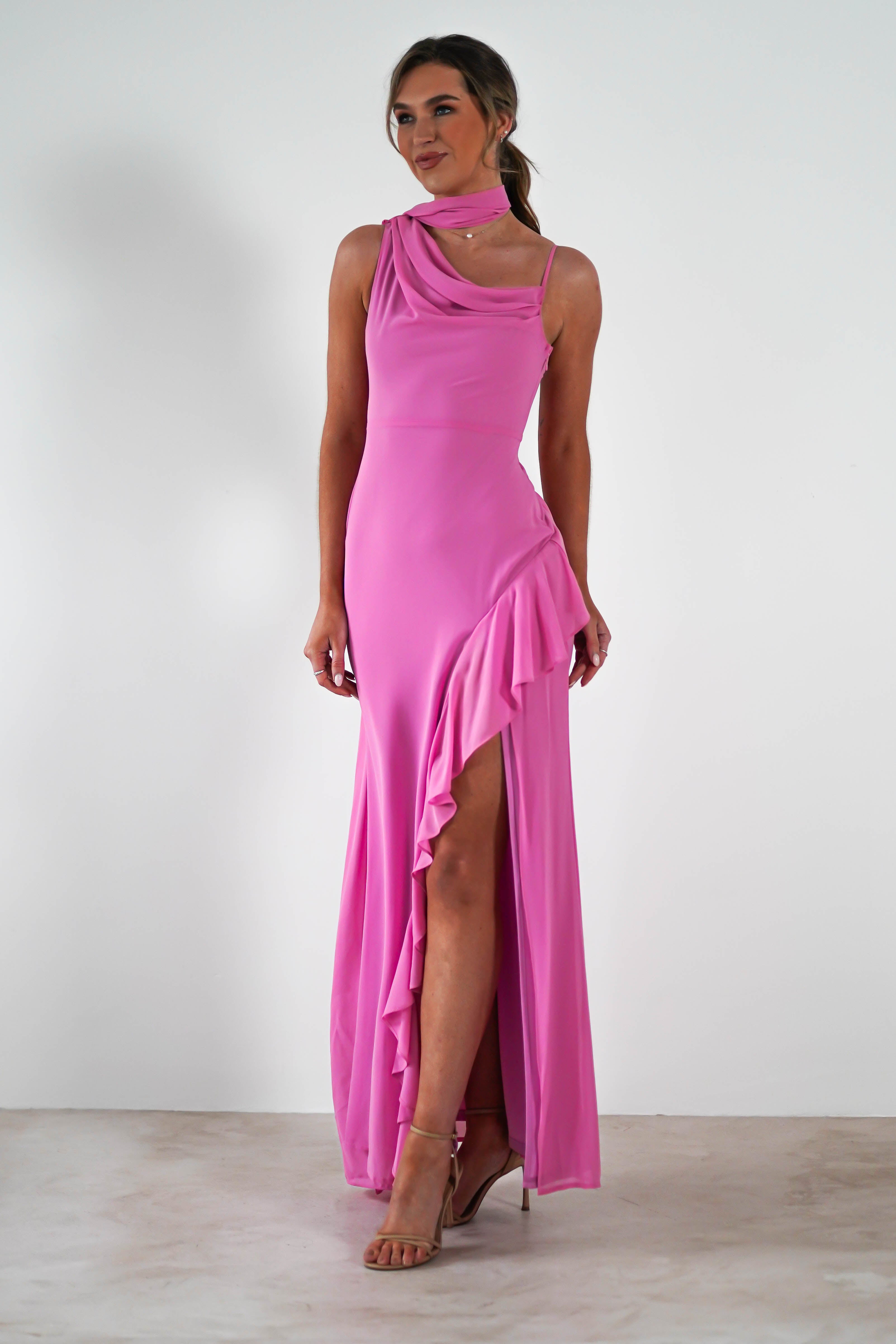 Vestido Rosella Fúcsia