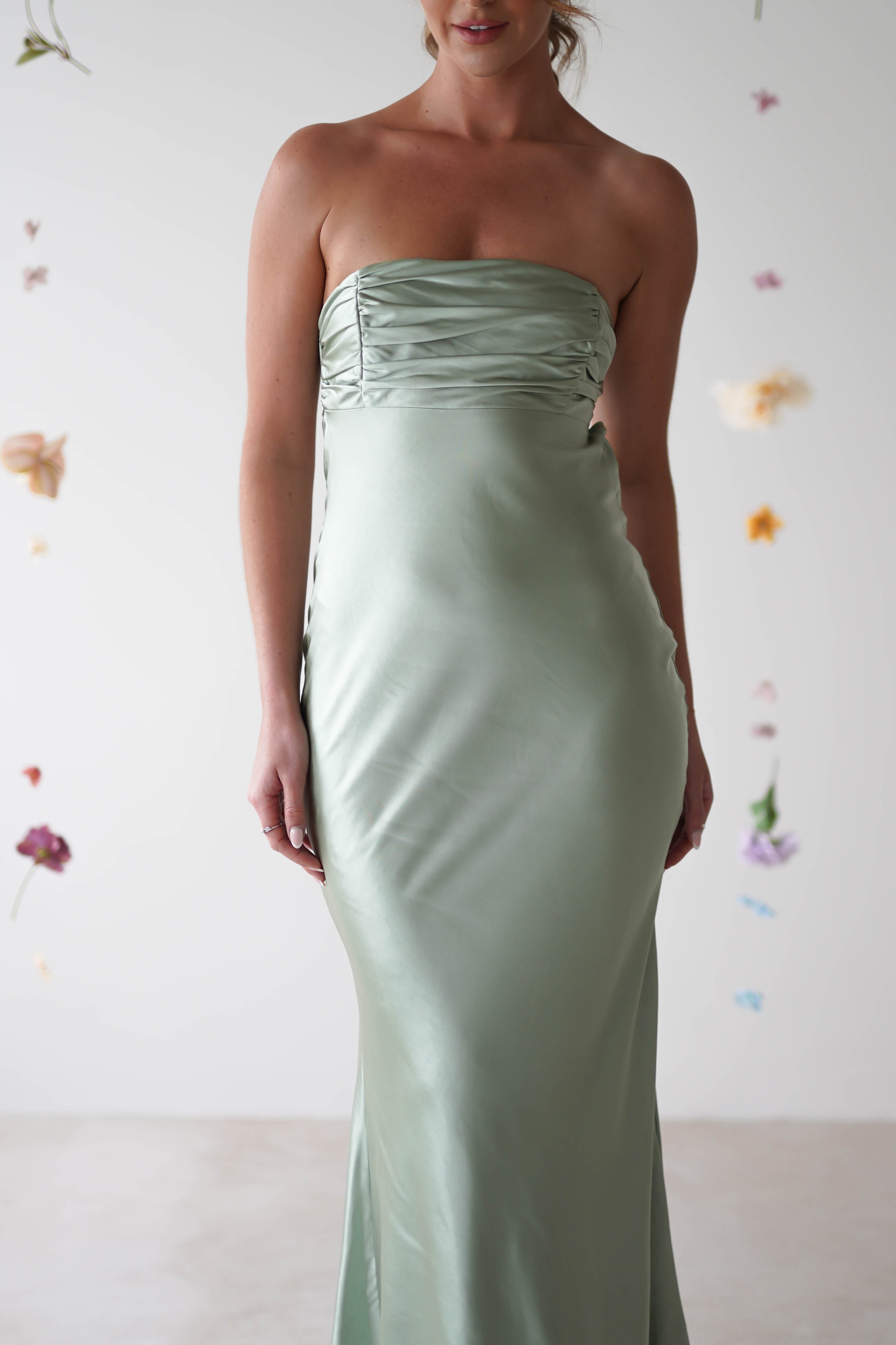 Vestido Rochelle Verde Sálvia