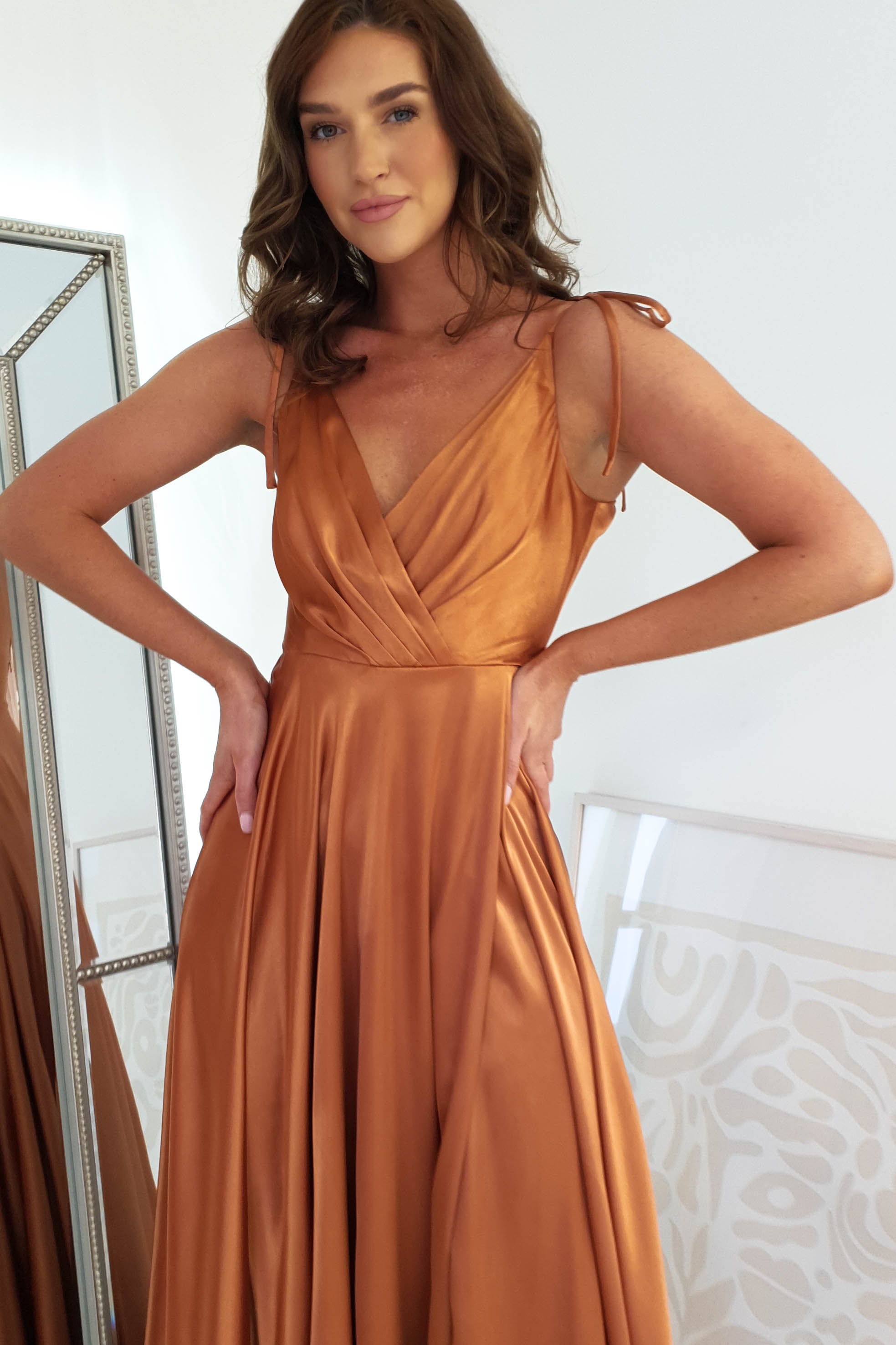 Vestido Rio Laranja Pôr do Sol