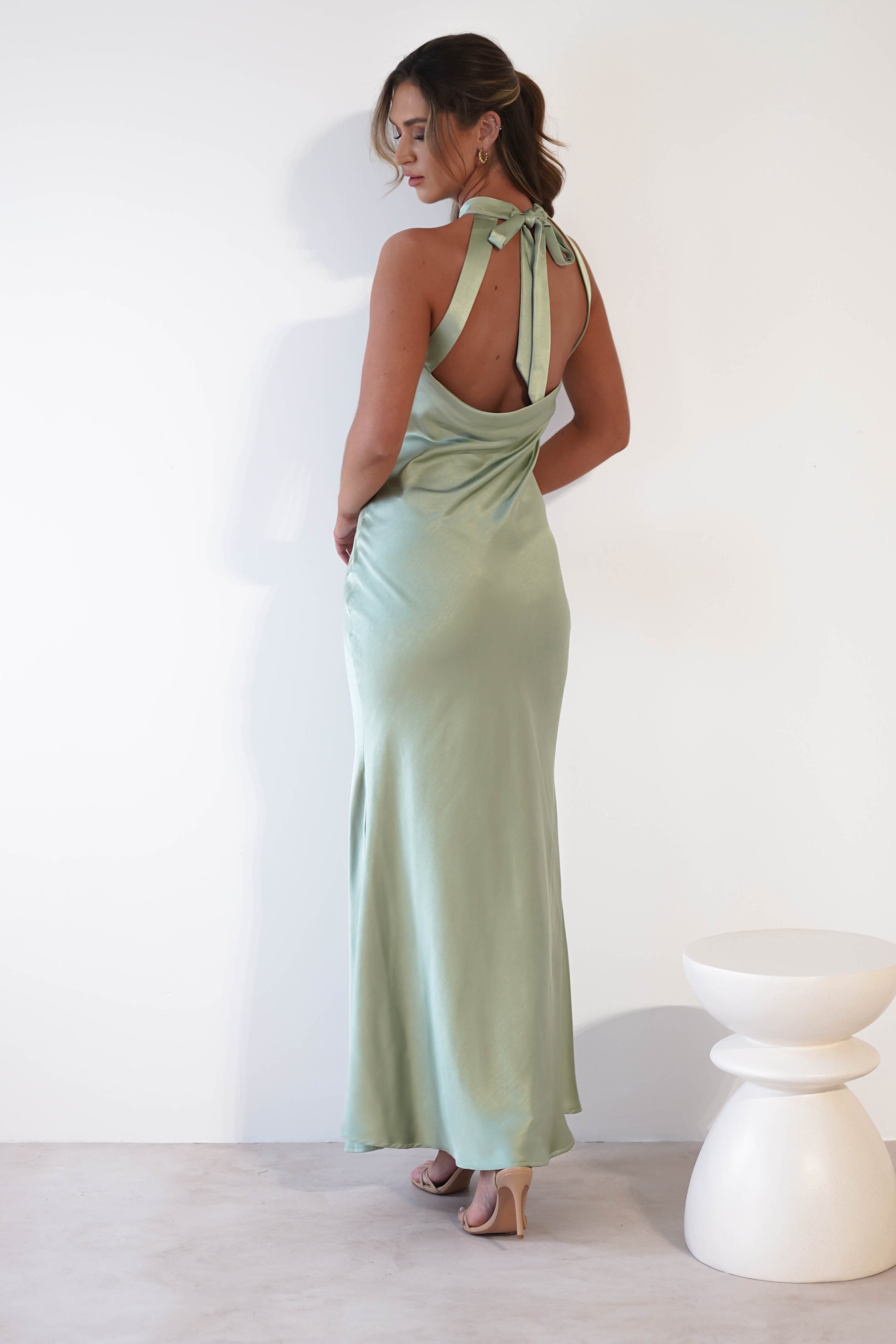 Vestido Natalia Verde Sálvia