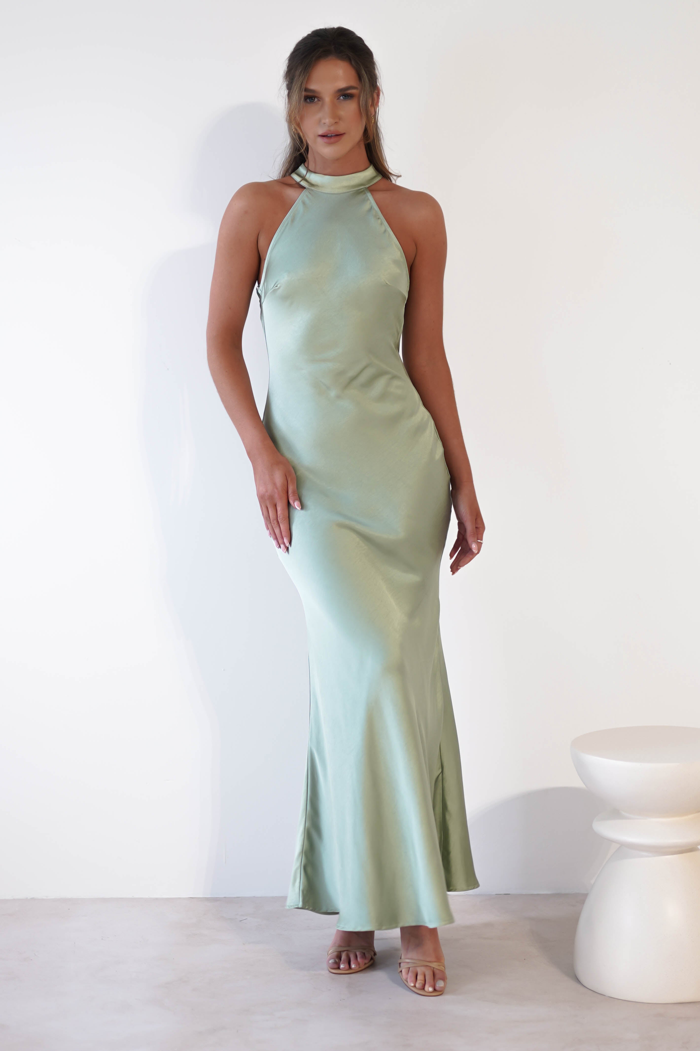 Vestido Natalia Verde Sálvia