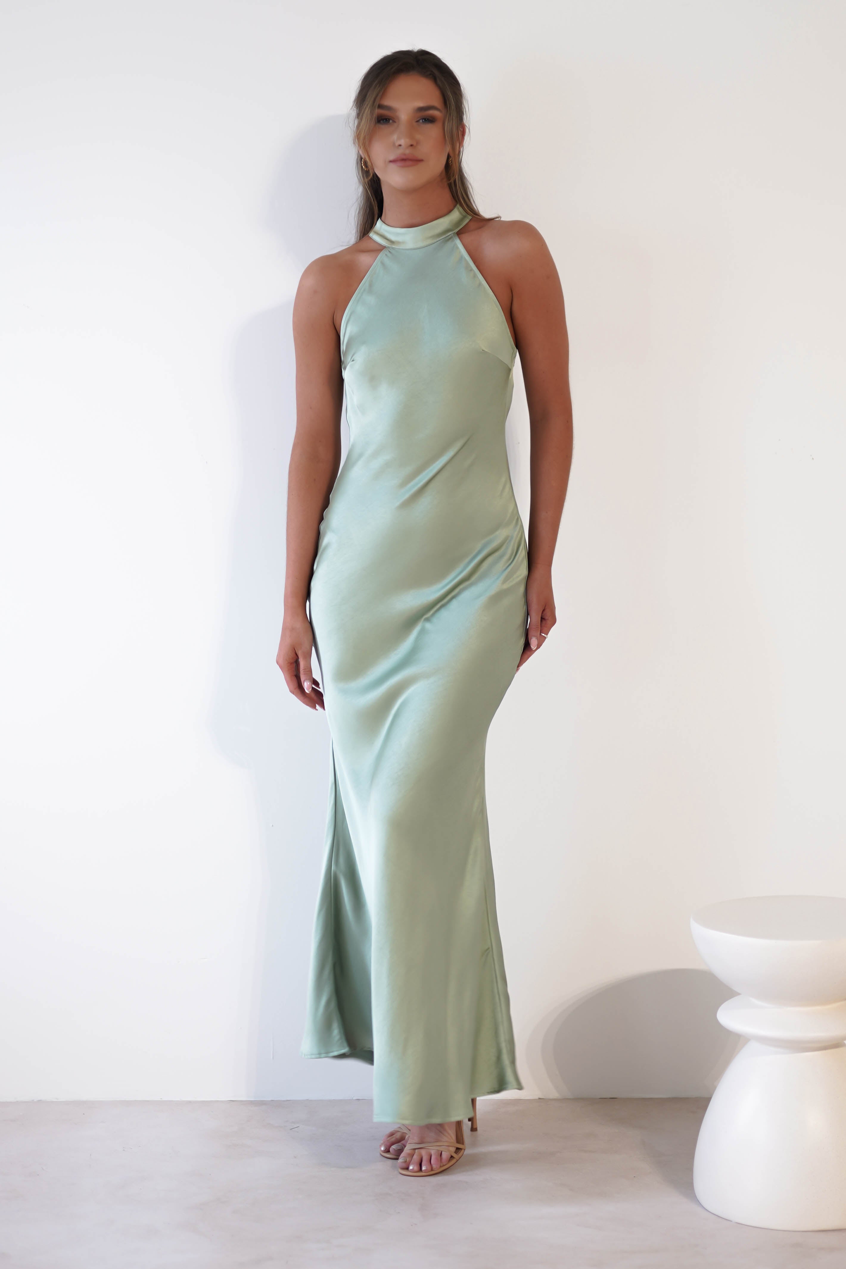Vestido Natalia Verde Sálvia