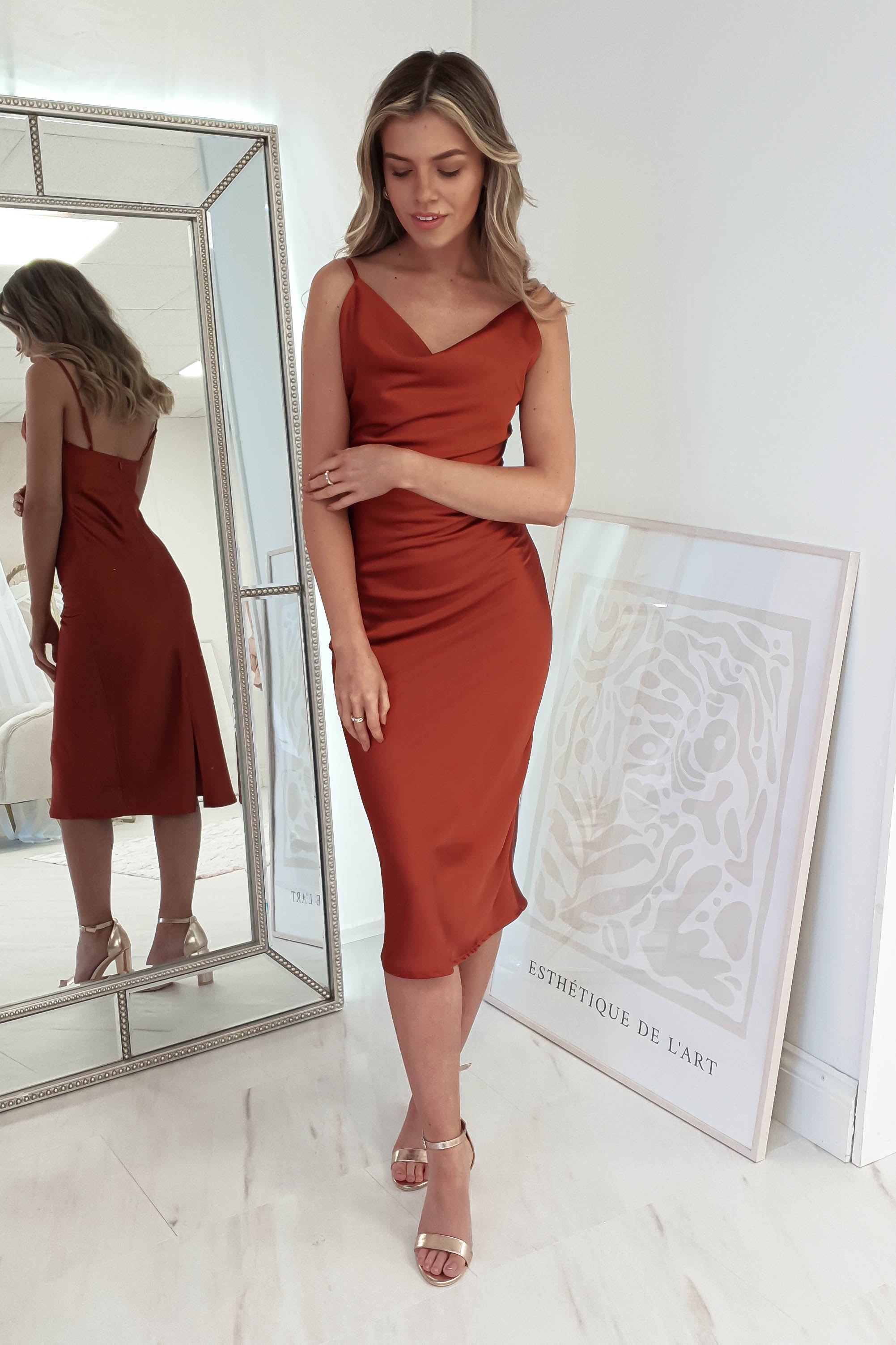 Vestido Natalie Ferrugem