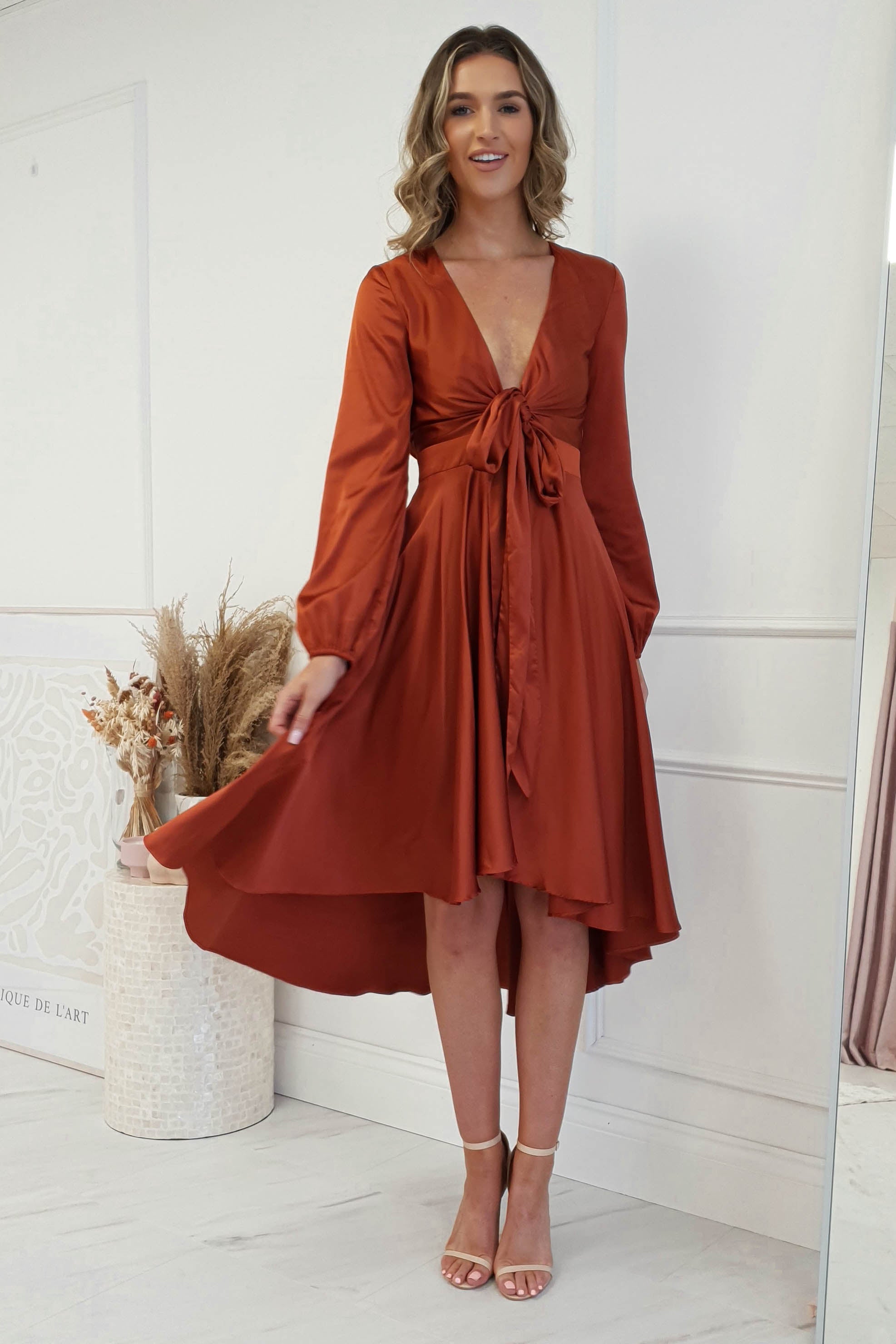 Vestido Nicola Ferrugem