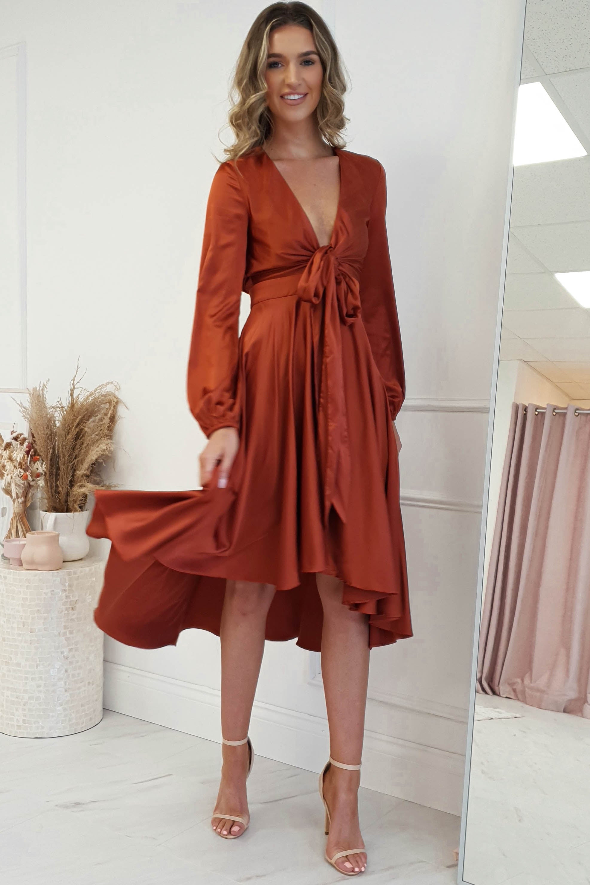 Vestido Nicola Ferrugem
