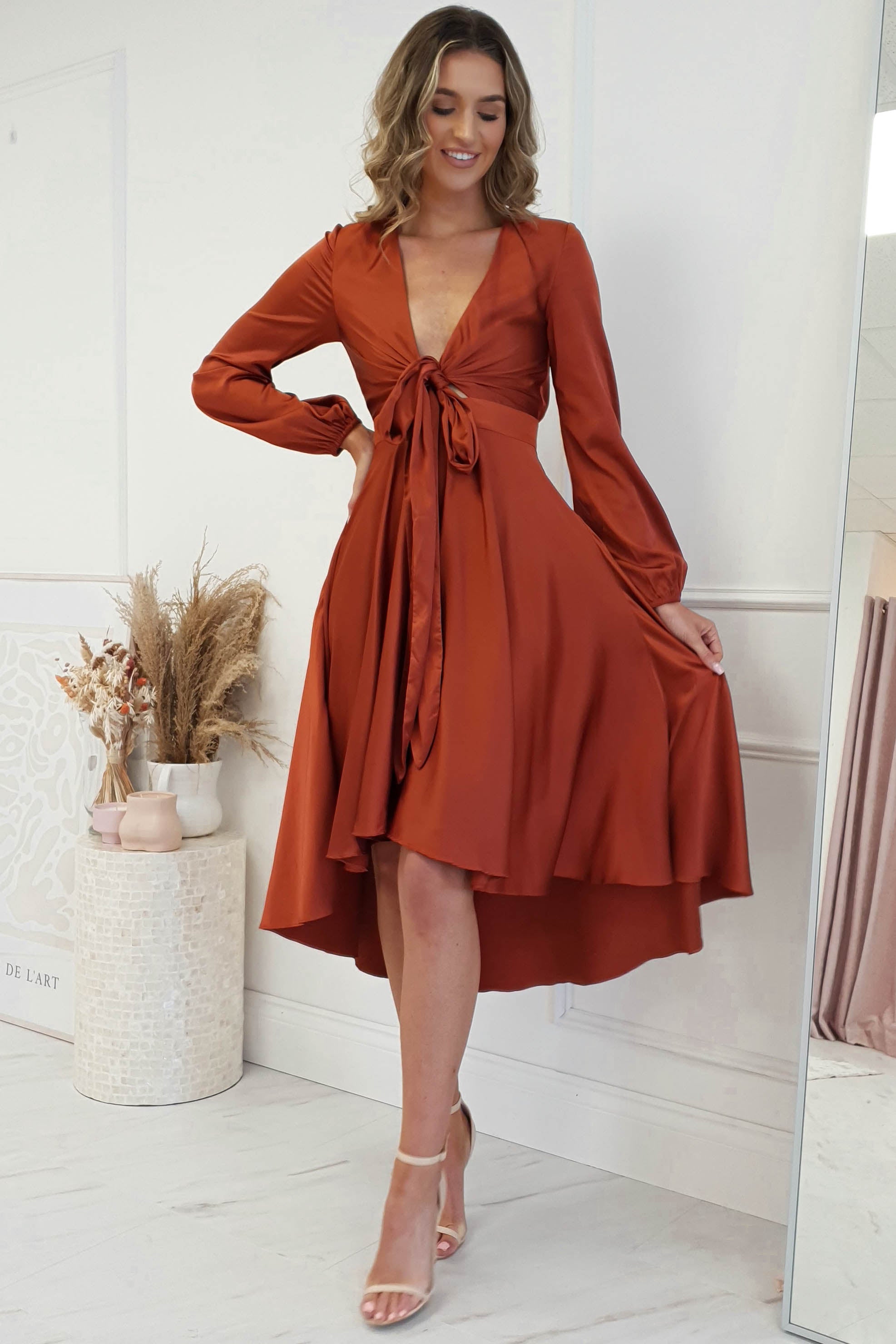 Vestido Nicola Ferrugem