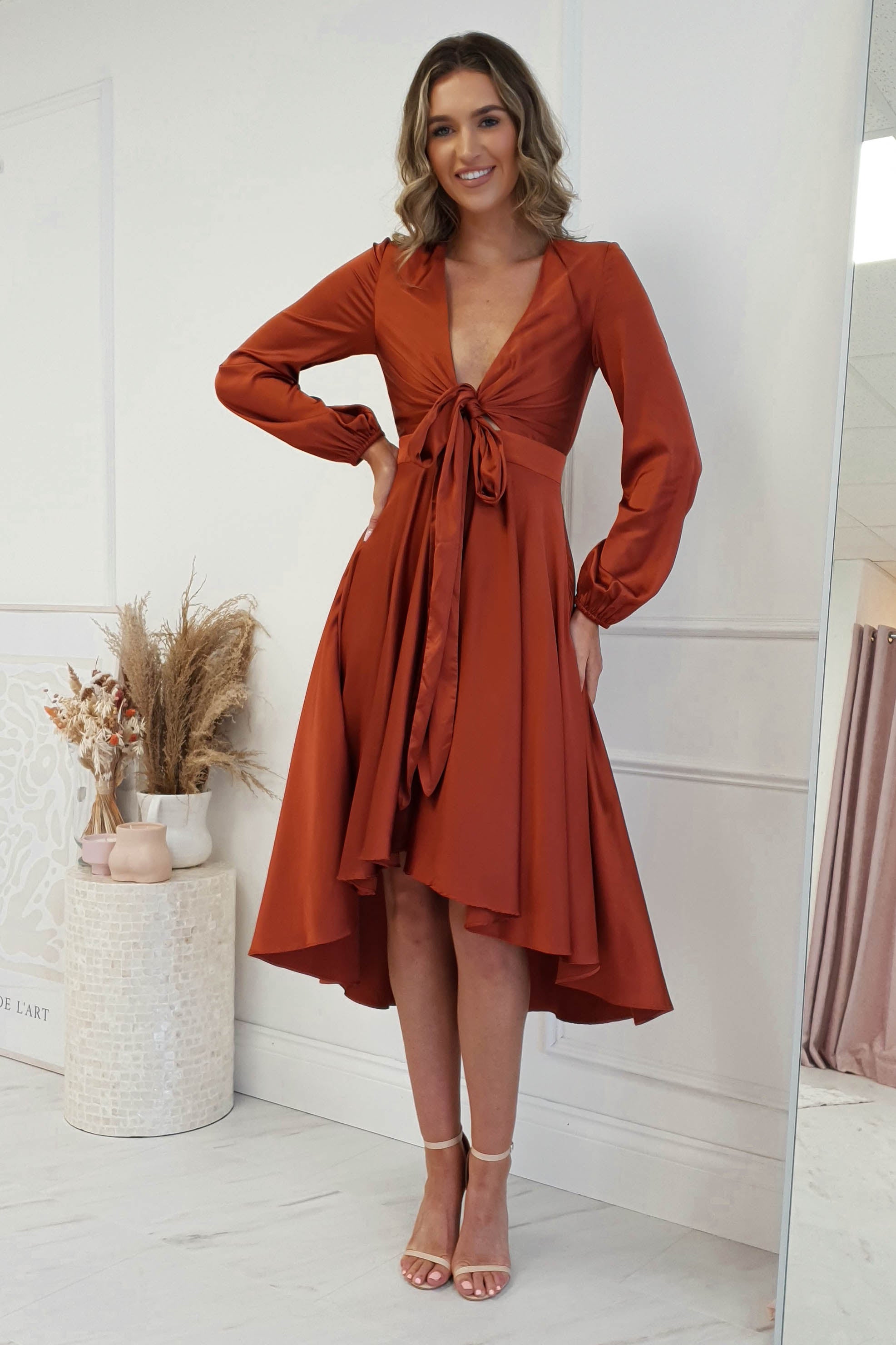 Vestido Nicola Ferrugem