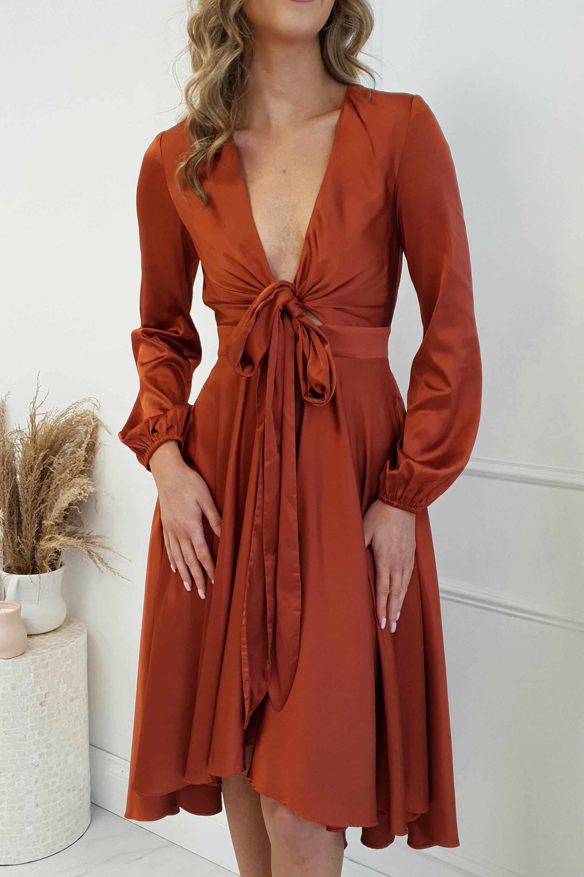 Vestido Nicola Ferrugem