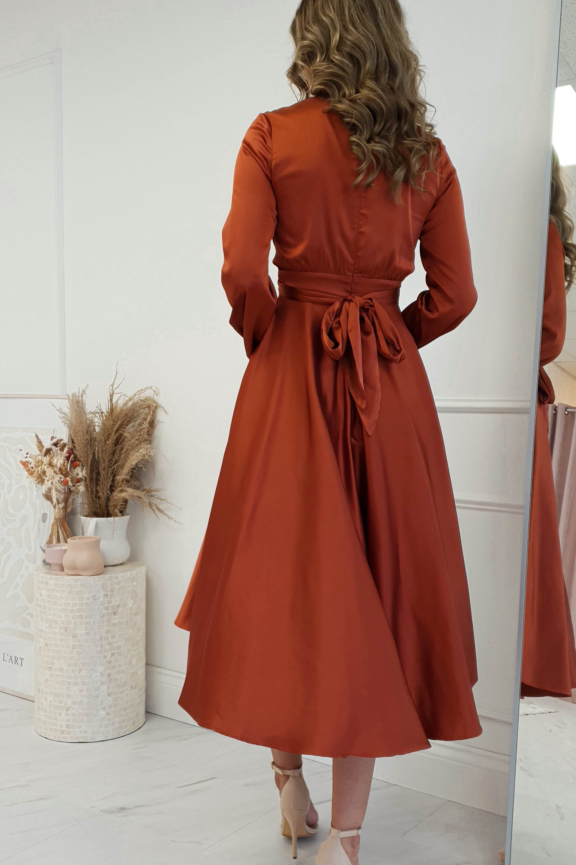 Vestido Nicola Ferrugem