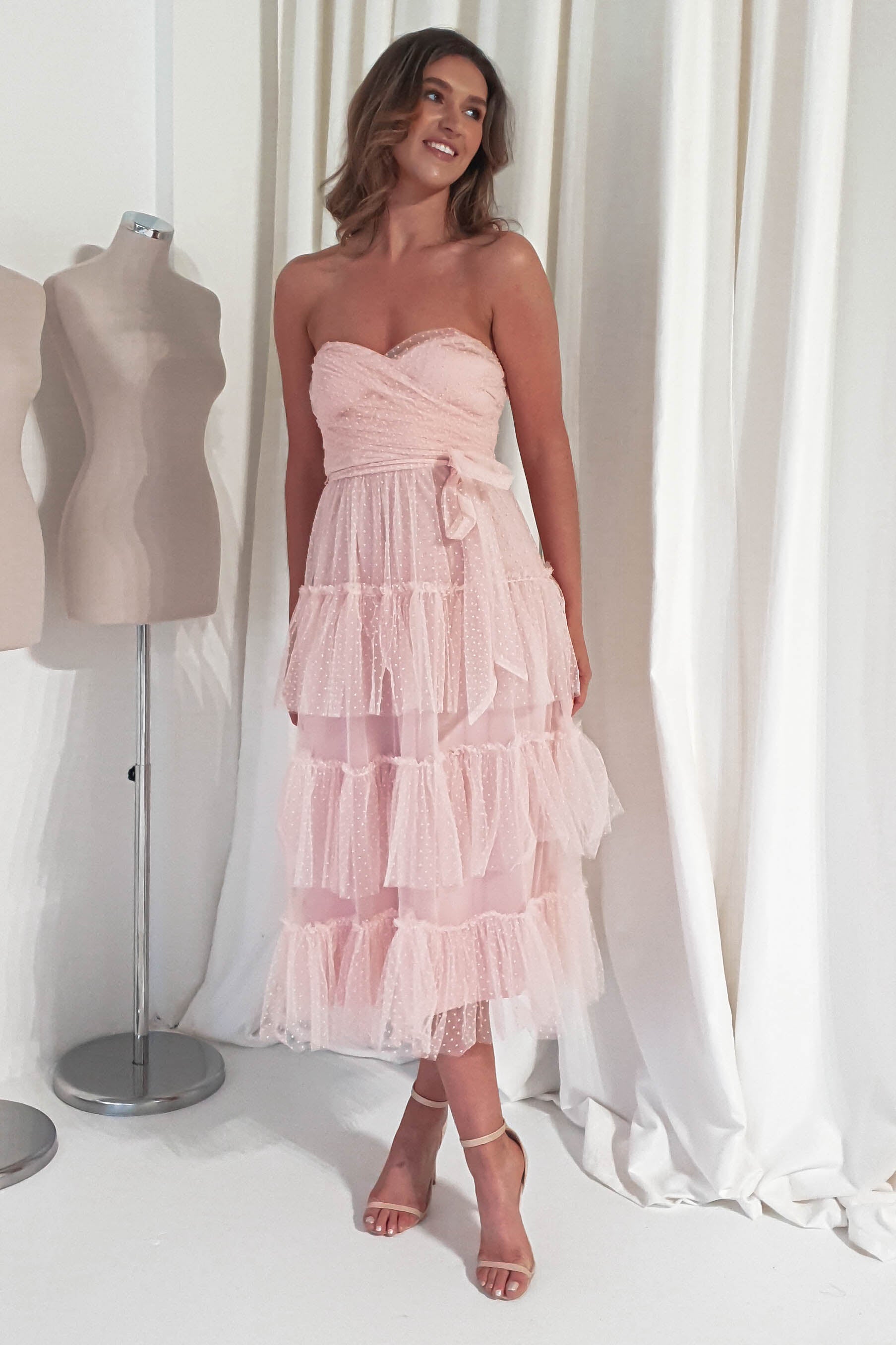 Vestido Renee Rosa Claro