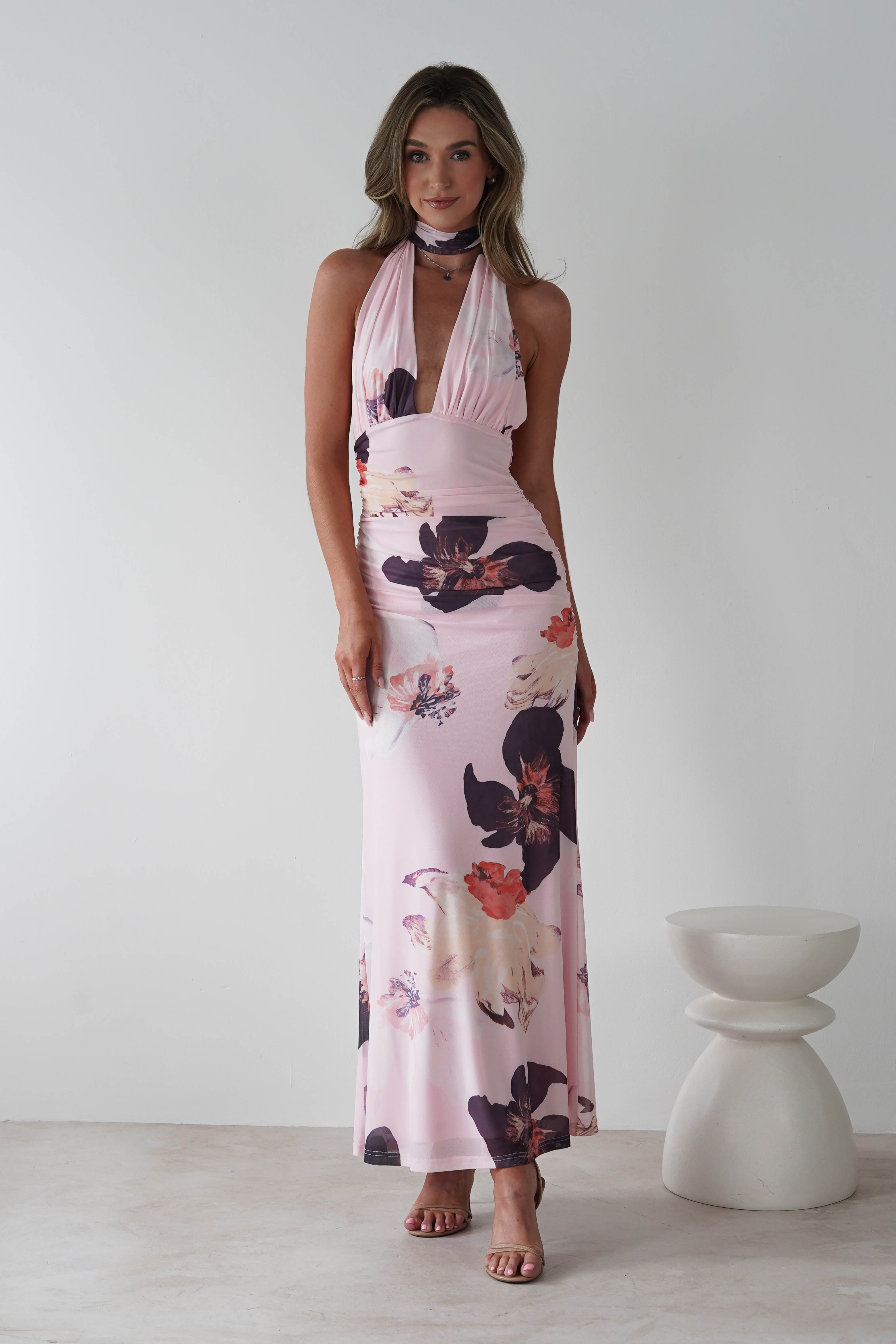 Vestido Rhoda Rosa claro