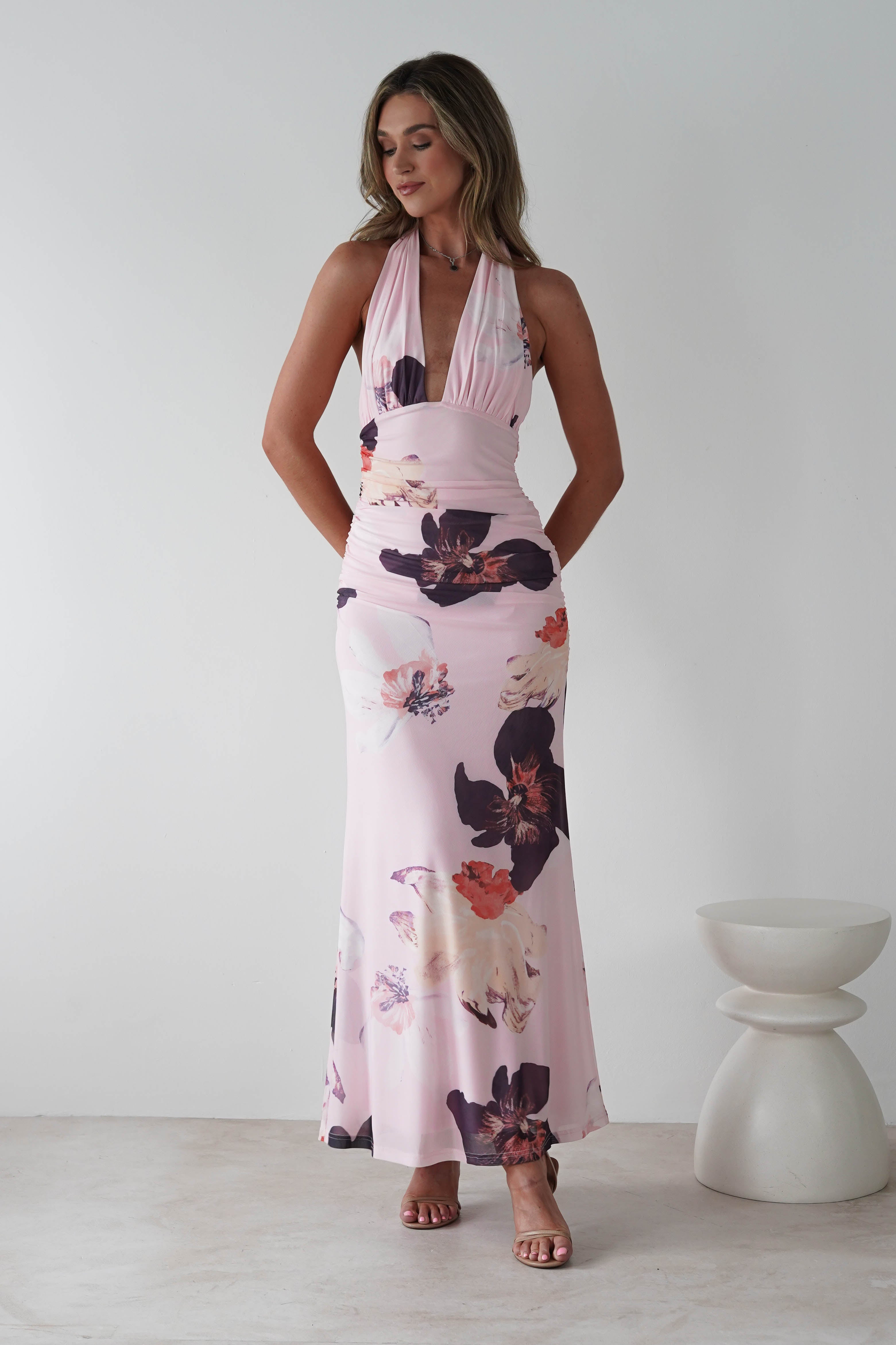 Vestido Rhoda Rosa claro