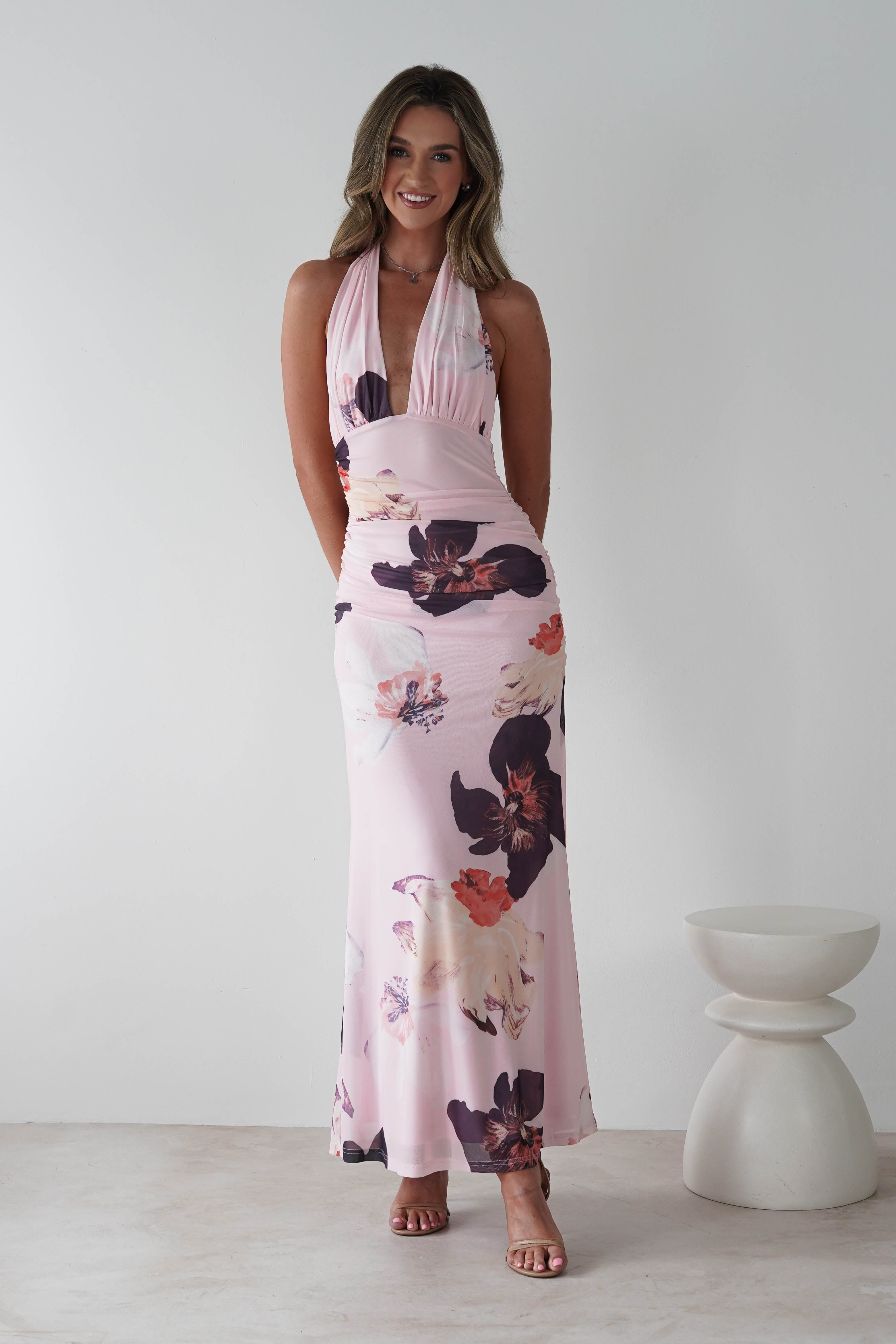 Vestido Rhoda Rosa claro