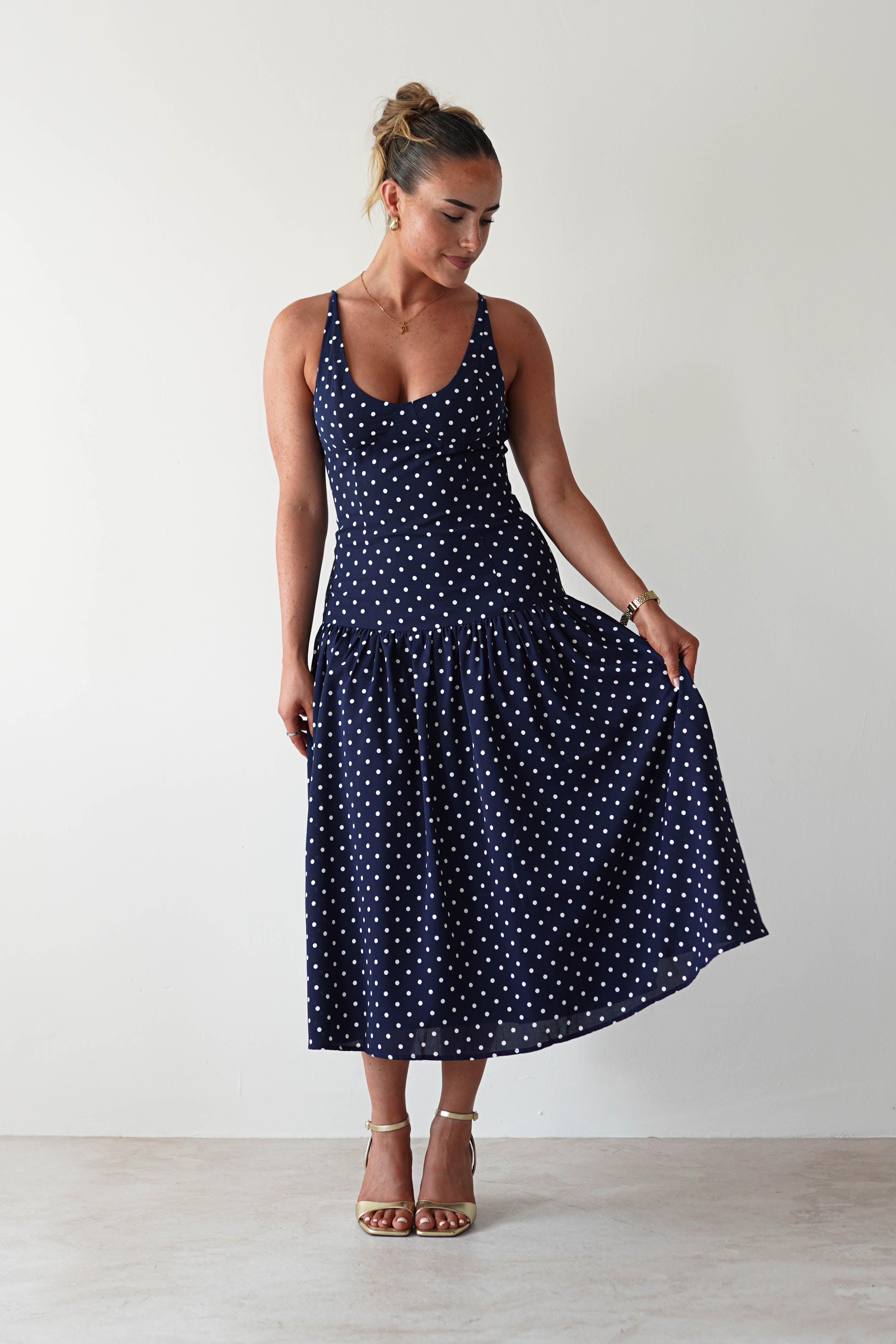 Vestido Ritz Azul Marinho