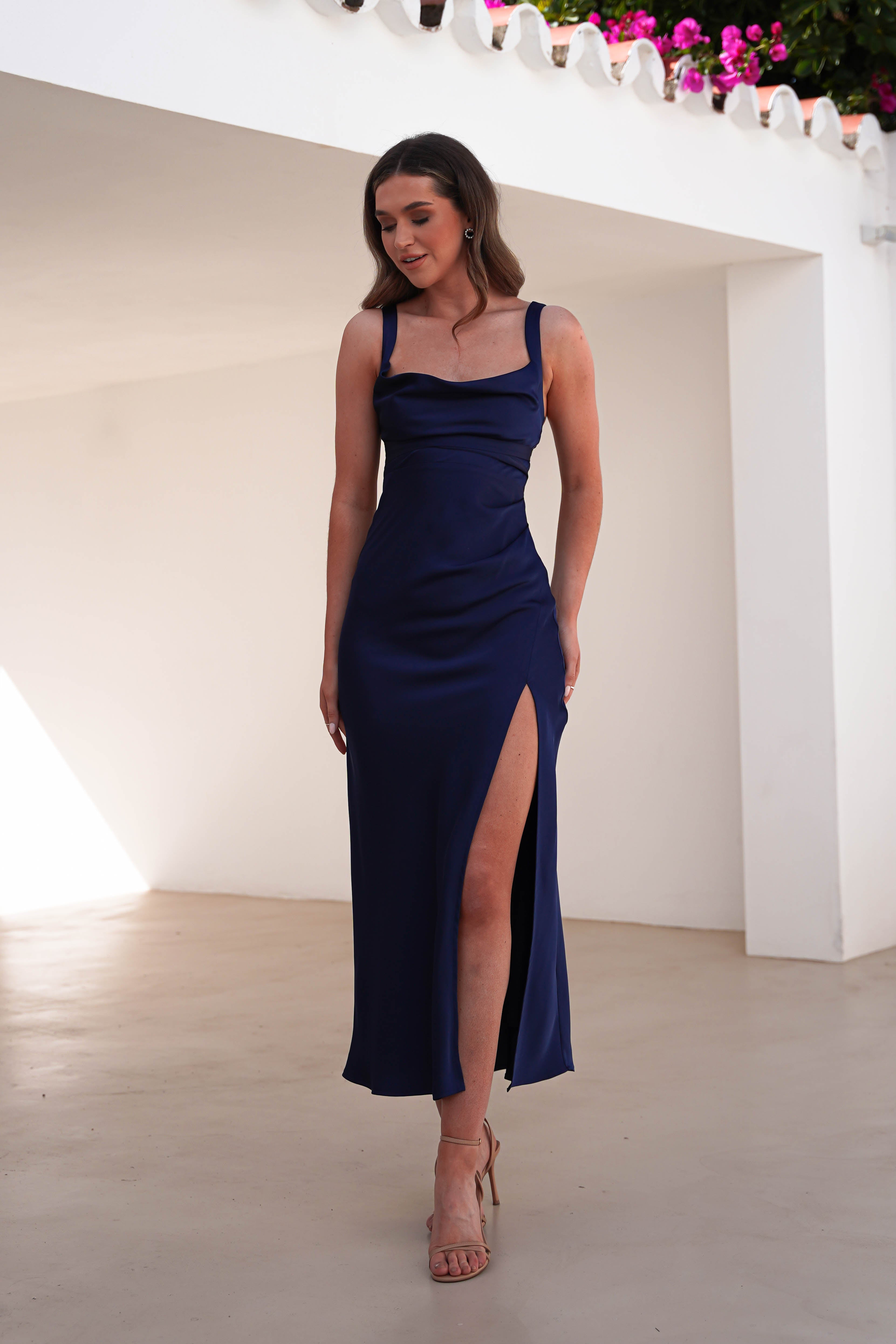 Vestido SALMA Azul Marinho